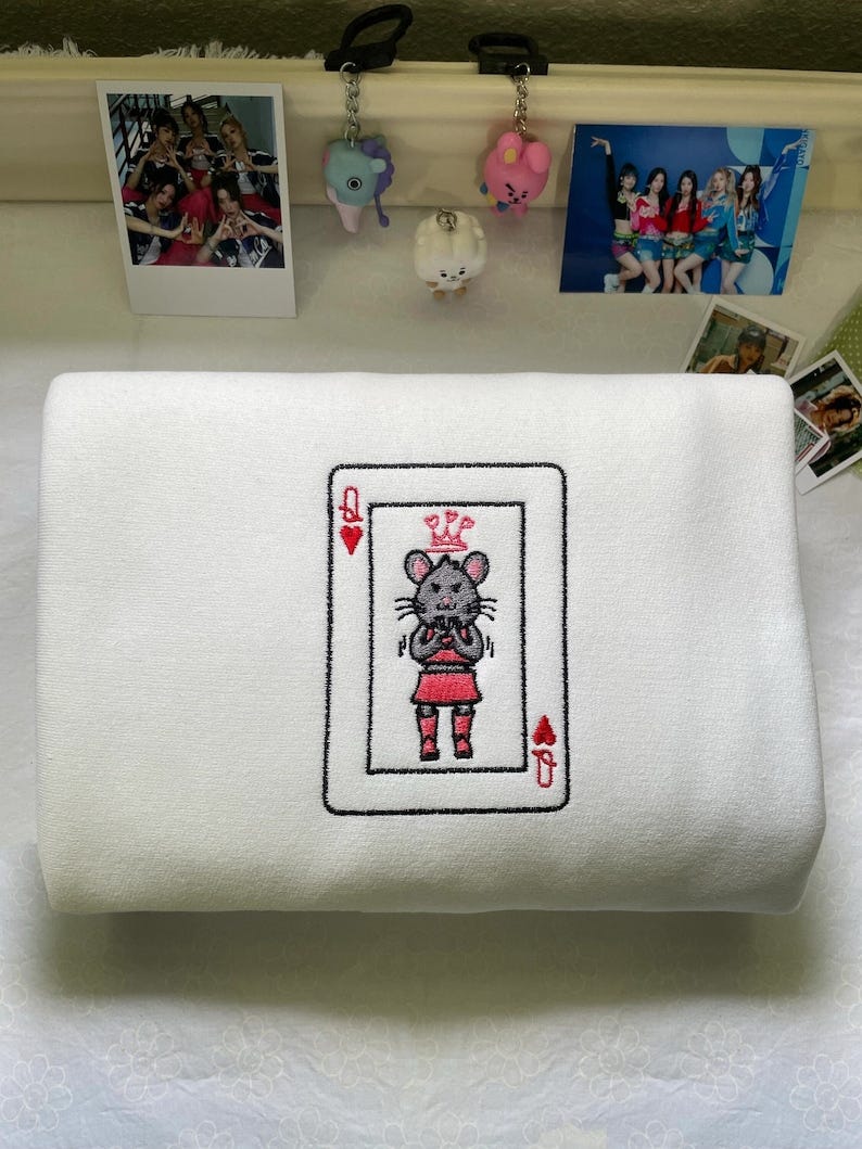 GI-DLE Queencard Kpop Embroidery Merch image 1