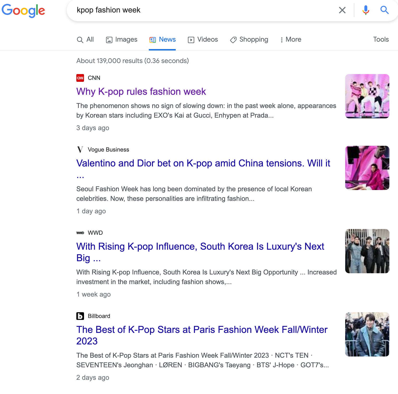 Search results for "kpop fashion week"