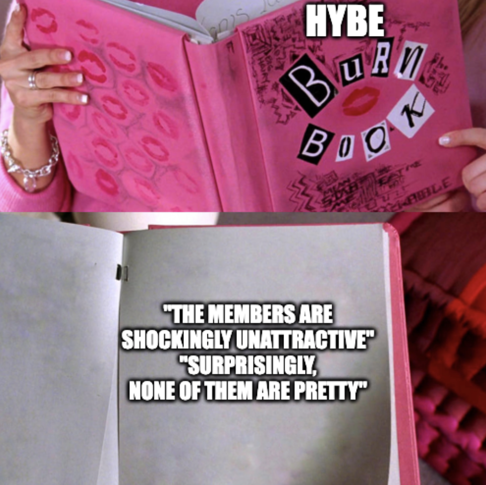 Hybe's Burn Book Culture, image size:970x968